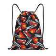 thumbnail image 1 of Yiaed Fire Rescue With Red Helmet And Truck Print Drawstring Bags Drawstring Backpack Bulk String Back Pack Gym Sport Bag-Small, 1 of 5