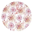 thumbnail image 1 of Yiaed Fireworks Print Christmas Tree Skirt , Tree SkirtsTree Mat for Christmas Winter Holiday Indoor Decorations-30", 1 of 7