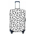 thumbnail image 1 of Yiaed Fish Bone Print Travel Luggage Cover Suitcase Protector Fits 18-32 Inch Luggage Wheel Covers Patterned Elastic Luggage Anti-scratch（No luggage）-, 1 of 5