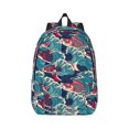 thumbnail image 1 of Yiaed Fish In The Wave Print Backpack, Premium Laptop Backpack, Travel Backpack for Women, Lightweight Backpacks, Comfortable Back Pack-Small, 1 of 1