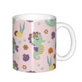 thumbnail image 1 of Yiaed Fish Seahorse Print Ceramics Coffee,Large Handle Design,Extra Large Tea and Coffee Cup for Office and Home Mugs, 1 of 6