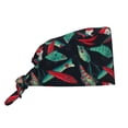 thumbnail image 1 of Yiaed Fishing Lure Print Turban Hat for Women Men Comfortable Adjustable Cleaning Working Cap with Sweatband, 1 of 4