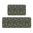 thumbnail image 1 of Yiaed Flamingos And Palm Leaves Kitchen Rugs Sets of 2 Kitchen Mats Cushioned Anti Fatigue Kitchen Rug Tapetes Para Cocina for Sink,Laundry Room, 1 of 6