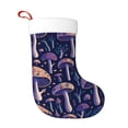 thumbnail image 1 of Yiaed Floral Hippie Mushrooms Print Christmas Stockings, Christmas Stockings Hanging Ornaments, Christmas Stockings for Family Christmas Holiday Decorations, 1 of 7