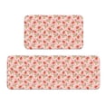 thumbnail image 1 of Yiaed Floral Mugs And Strawberries Kitchen Rugs Sets of 2 Kitchen Mats Cushioned Anti Fatigue Kitchen Rug Tapetes Para Cocina for Sink,Laundry Room, 1 of 6
