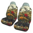 thumbnail image 1 of Yiaed Floral Rhino With Birds Print Car Seat Covers,Universal Auto Seats Protector Fits for Car,SUV Sedan,Truck,Automotive Seat Covers & Accessories(Two packs), 1 of 7