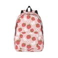 thumbnail image 1 of Yiaed Floral Strawberr Print Backpack, Premium Laptop Backpack, Travel Backpack for Women, Lightweight Backpacks, Comfortable Back Pack-Small, 1 of 5