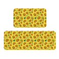 thumbnail image 1 of Yiaed Floral Sunflowers Kitchen Rugs Sets of 2 Kitchen Mats Cushioned Anti Fatigue Kitchen Rug Tapetes Para Cocina for Sink,Laundry Room, 1 of 6