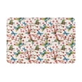 thumbnail image 1 of Yiaed Floral With Butterflies Print Flannel Doormat Mat Outdoor Indoor Door Mats, Non Slip Durable Entrance Rugs for Outside Entry, Porch, Resist Dirt, 16"x24", 1 of 1