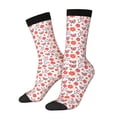 thumbnail image 1 of Yiaed Floral butterfly Print Great elasticity Crew Socks Sports socks for Men and Women, 1 of 6