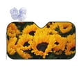 thumbnail image 1 of Yiaed Flower Bush Sunflower Print Car Windshield Sunshade Front Auto Car Front Window Sun Shade Foldable Sun Visor Shield Cover Auto Accessories for Sedan SUV Truck-Medium, 1 of 5