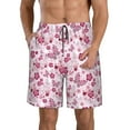 thumbnail image 1 of Yiaed Flower Butterfly Print Men's Swim Trunks with Lining Quick Dry Sports Shorts Beach Shorts Boardshorts-XX-Large, 1 of 5