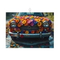 thumbnail image 1 of Yiaed Flower Covered Vintage Car Print Highly Absorbent Microfiber Kitchen Counter Mat, Dish Drying Pad for Dishes, Utensils, Pots and Pans, Large 18" x 24", 1 of 7