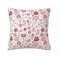 thumbnail image 1 of Yiaed Flower Leaves Print Pillow Covers Super Soft Decorative Square Throw Pillow Covers Case Cushion Covers for Sofa Couch Bedroom Car Decor（No pillow core）-12"x12", 1 of 7