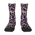 thumbnail image 1 of Yiaed Flower Print Great elasticity Crew Socks Sports socks for Men and Women, 1 of 5