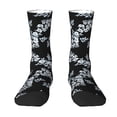 thumbnail image 1 of Yiaed Flower Print Great elasticity Crew Socks Sports socks for Men and Women, 1 of 5