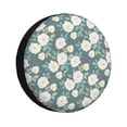 thumbnail image 1 of Yiaed Flower Print Tire Wheel Cover, Waterproof Spare Tire Cover Fit for Jeep, Truck,Trailer, RV, SUV, Camper and Most Vehicle-15 inch, 1 of 6