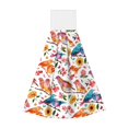 thumbnail image 1 of Yiaed Flowers Birds And Butterflies Print Coral Velvet Wipes Absorbent Wipes Cleaning Cloths Household Table and Dish Wiping Cloths, 1 of 7