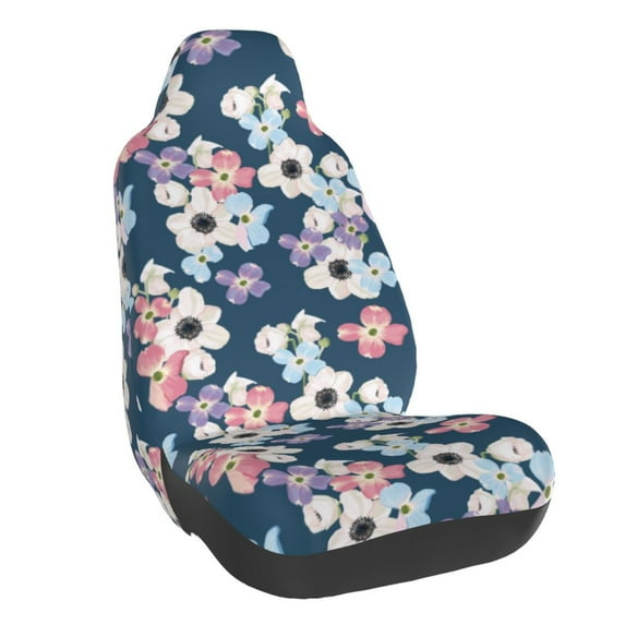 Yiaed Flowers Print Car Seat Covers,Universal Auto Seats Protector Fits for Car,SUV Sedan,Truck,Automotive Seat Covers & Accessories