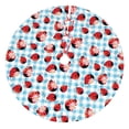 thumbnail image 1 of Yiaed Flowers and Lady Bugs Print Christmas Tree Skirt , Tree SkirtsTree Mat for Christmas Winter Holiday Indoor Decorations-48", 1 of 7