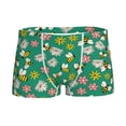 thumbnail image 1 of Yiaed Flying Bees Print Boys' Boxer Briefs Cotton Casual Stretch Comfort Boys Boxers - Kids Boxer Briefs Underwear for Boys (6-18)-X-Small, 1 of 5