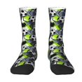 thumbnail image 1 of Yiaed Football Print Great elasticity Crew Socks Sports socks for Men and Women, 1 of 5