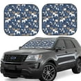 thumbnail image 1 of Yiaed Forest Elk Print Car Front Windshield Sun Shade,Foldable Anti-UV Car Sunshade for Front Window for Most Vehicles-Large, 1 of 5