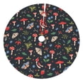 thumbnail image 1 of Yiaed Forest Flora and Insects Print Christmas Tree Skirt , Tree SkirtsTree Mat for Christmas Winter Holiday Indoor Decorations-30", 1 of 7