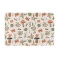 thumbnail image 1 of Yiaed Forest Mushrooms Insects Print Flannel Doormat Mat Outdoor Indoor Door Mats, Non Slip Durable Entrance Rugs for Outside Entry, Porch, Resist Dirt, 16"x24", 1 of 7