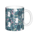 thumbnail image 1 of Yiaed Forest Rabbit Print Ceramics Coffee,Large Handle Design,Extra Large Tea and Coffee Cup for Office and Home Mugs, 1 of 6