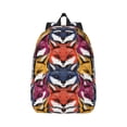 thumbnail image 1 of Yiaed Fox Face Print Backpack, Premium Laptop Backpack, Travel Backpack for Women, Lightweight Backpacks, Comfortable Back Pack-Medium, 1 of 1