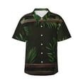 thumbnail image 1 of Yiaed Framed Greenery Wall Art Print Hawaiian Shirt for Men Short Sleeve Button Down Shirts Beach Shirts for Men,Large, 1 of 7
