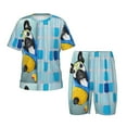 thumbnail image 1 of Yiaed French Bulldog Dog in a Bathtub for Kid's Short-Sleeved Pajamas Set, Summer Short Set for Children Round Neck Pjs Set 2pcs Toddler Clothes Fit for Boys & Girls -Medium, 1 of 6