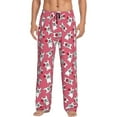 thumbnail image 1 of Yiaed French Bulldog Print Men's Lounge Pants, Loose PJ Bottoms, Long Pajama Pants for Men-X-Large, 1 of 5