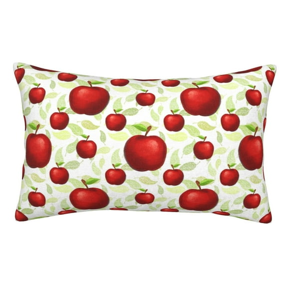 Yiaed Fruit Apples Print Brushed Microfiber Envelope Pillowcases, Standard,Envelope Closure Pillow Cases(No pillow core)-14"x20"