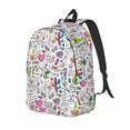 thumbnail image 1 of Yiaed Fun Animal with Unicorn Print Print Laptop Backpack Travel Canvas Backpack Vintage Aesthetic Backpack for School Knapsack Backpack Backpack for School-Medium, 1 of 5