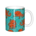 thumbnail image 1 of Yiaed Fun Octopus Print Ceramics Coffee,Large Handle Design,Extra Large Tea and Coffee Cup for Office and Home Mugs, 1 of 6