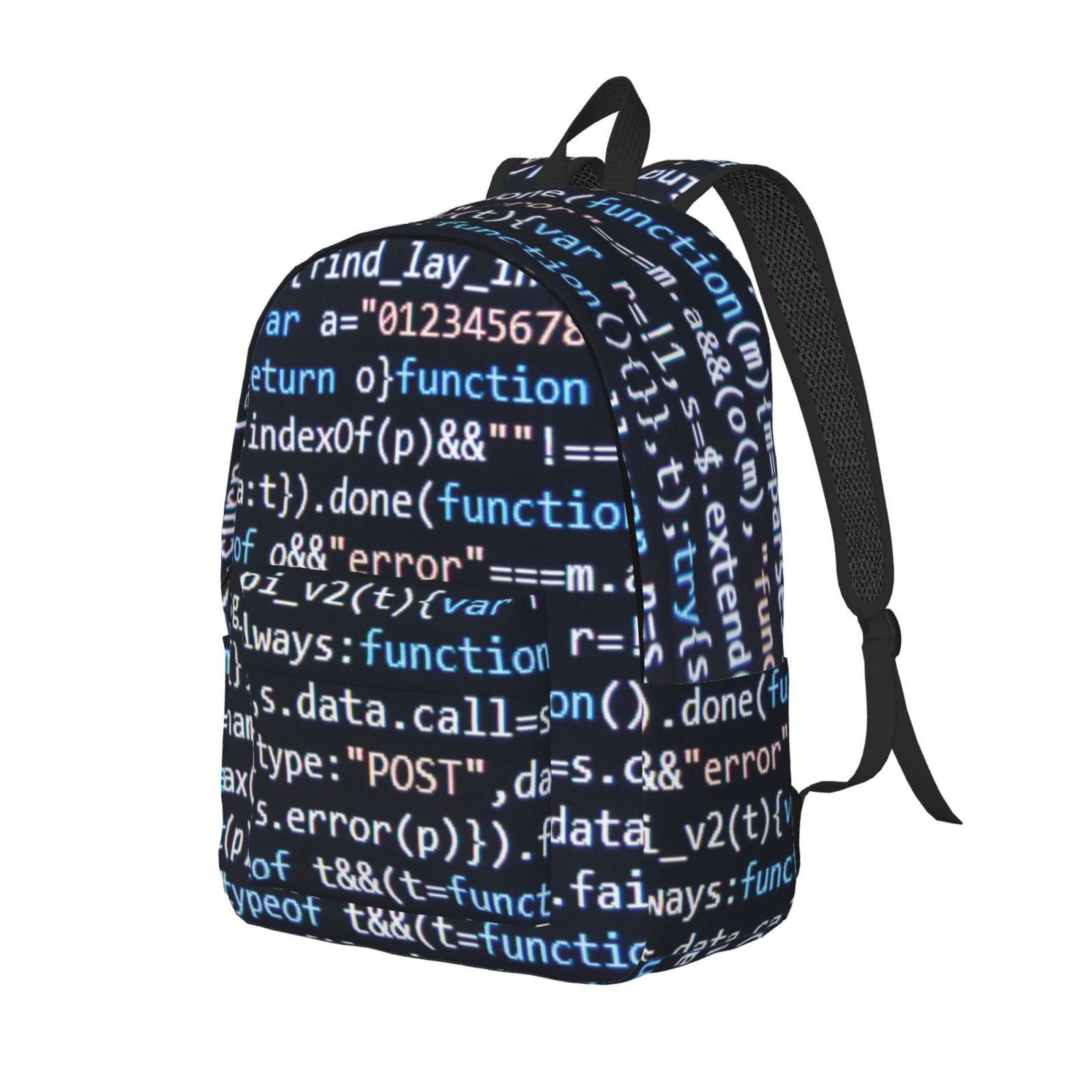 Yiaed Function Source Code Print Print Laptop Backpack Travel Canvas ...