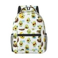 thumbnail image 1 of Yiaed Funny Avocado In Mexican Clothes Print School Backpack College Backpack Daypacks for Students High School Spacious and Durable Daypack for Work and Travel-One Size, 1 of 6