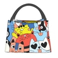 thumbnail image 1 of Yiaed Funny Cats Print Lunch box lunch bag Portable Insulated Lunch Box for Women Men Cooler Tote Bag with Front Pocket for Work Picnic Travel, 1 of 6