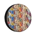 thumbnail image 1 of Yiaed Funny Dogs Family Print Tire Wheel Cover, Waterproof Spare Tire Cover Fit for Jeep, Truck,Trailer, RV, SUV, Camper and Most Vehicle-15 inch, 1 of 6