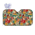 thumbnail image 1 of Yiaed Funny Owl Bird Print Car Windshield Sunshade Front Auto Car Front Window Sun Shade Foldable Sun Visor Shield Cover Auto Accessories for Sedan SUV Truck-Small, 1 of 5