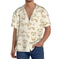 thumbnail image 1 of Yiaed Funny Pigs Print Mens Casual Wrinkle Free Shirts Short Sleeve Button Down Summer Stretch Dress Shirt-X-Large, 1 of 5