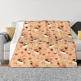 thumbnail image 1 of Yiaed Funny Sushi Print Blanket Throw Blanket Soft Cozy Flannel Blanket for Home Bed Sofa Couch Chair-80"x60", 1 of 6