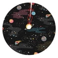 thumbnail image 1 of Yiaed Galaxy Print Christmas Tree Skirt , Tree SkirtsTree Mat for Christmas Winter Holiday Indoor Decorations-48", 1 of 7