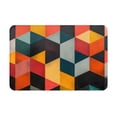 thumbnail image 1 of Yiaed Geometric Cube Pattern Art Print Flannel Doormat Mat Outdoor Indoor Door Mats,Welcome Matt Outdoor Front Door Mat Doormat Outdoor Mat Outdoor Mat,16"x24", 1 of 7