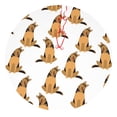 thumbnail image 1 of Yiaed German Shepherd Dog Print Christmas Tree Skirt , Tree SkirtsTree Mat for Christmas Winter Holiday Indoor Decorations-36", 1 of 7