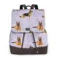 thumbnail image 1 of Yiaed German Shepherd Dog Print Laptop Backpack for Women Slim Computer Bag Work Travel College Backpack Purse Fits 14 Inch Notebook, 1 of 4