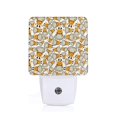 thumbnail image 1 of Yiaed Giraffes Head Print Plug in Dimmable Led Night Light with Auto Dusk to Dawn Sensor, Soft Warm White Nightlights for Hallway,Bedroom, Kids Room, Kitchen, Stairway - EU, 1 of 7