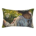 thumbnail image 1 of Yiaed Girl In Field Of Daisies Print Brushed Microfiber Envelope Pillowcases, Standard,Envelope Closure Pillow Cases(Without Pillow Core)-14"x20", 1 of 6